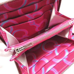 新品同様 エルメス アザップ コンパクト シルクイン B刻印(2023年製) エバーカラー シルク ルージュアッシュ コインケース 財布 1588【中古】HERMES