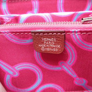新品同様 エルメス アザップ コンパクト シルクイン B刻印(2023年製) エバーカラー シルク ルージュアッシュ コインケース 財布 1588【中古】HERMES