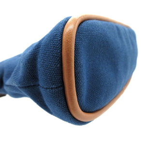 美品 エルメス ボリードポーチ 20 PM ポーチ コットン ブルー 1596【中古】HERMES