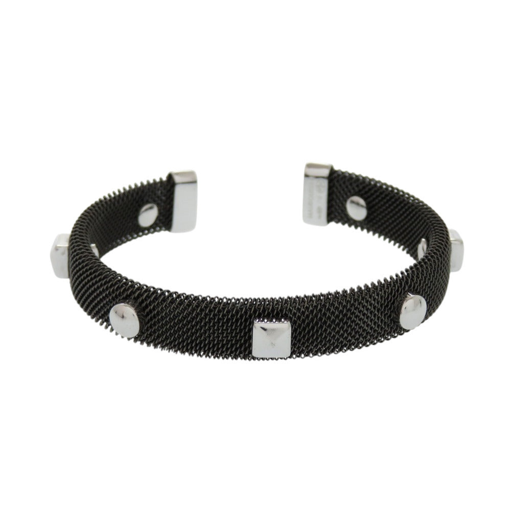 新品同様 モーブッサン ルート ドゥ トア ブラック シルバー925 バングル ブレスレット アクセサリー 黒 1657 【中古】 MAUBOUSSIN