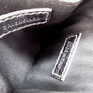 新品同様 バレンシアガ ル カゴール メタライズド アリーナ コインケース ラムスキン シルバー 1679【中古】BALENCIAGA