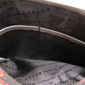 未使用 バリー HARVEY.MC 05 MULTICLOUD レザー グレー パープル オレンジ ショルダーバッグ 1699【中古】BALLY