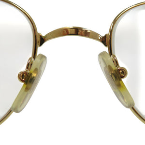 カルティエ ロゴ入り 眼鏡 メガネ アイウェア サングラス メタル ゴールド 1700【中古】CARTIER