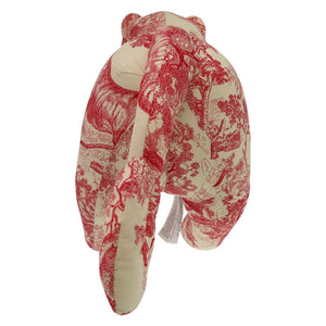 美品 ディオール ベビーディオール トワル ド ジュイ アニマル ぬいぐるみ ポリエステル レッド 1708【中古】Dior