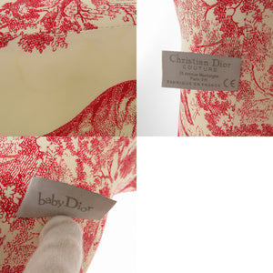 美品 ディオール ベビーディオール トワル ド ジュイ アニマル ぬいぐるみ ポリエステル レッド 1708【中古】Dior