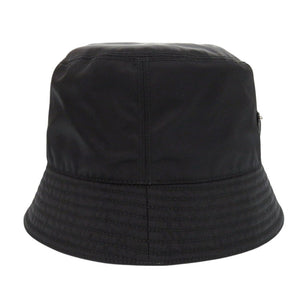 美品 プラダ Re-Nylon バケットハット Lサイズ トライアングルロゴ 2HC137 ナイロン ブラック 帽子 黒 1725【中古】PRADA