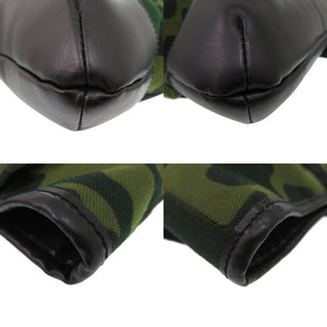 新品同様 ダンヒル ラディアル キャンバス/レザー グリーン トートバッグ 迷彩/カモフラージュ 1746【中古】Dunhill