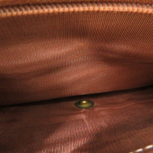 未使用 ハンティングワールド レザー/キャンバス カーキ 長財布 1764【中古】HUNTING WORLD