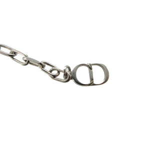 美品 ディオール DIAMOND CDロゴ ネックレス シルバー925 シルバー 1768【中古】Dior