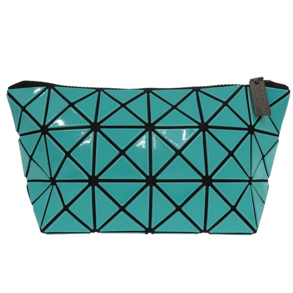 未使用 イッセイミヤケ バオバオ PVC/ポリエステル グリーン ポーチ 1781【中古】ISSEY MIYAKE