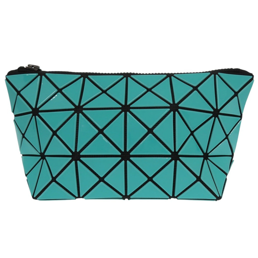 未使用 イッセイミヤケ バオバオ PVC/ポリエステル グリーン ポーチ 1781【中古】ISSEY MIYAKE