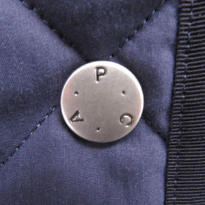 新品同様 アーペーセー キルティングジャケット COETZ F02768 IAJ 40サイズ コットン マリン 1793 A.P.C.