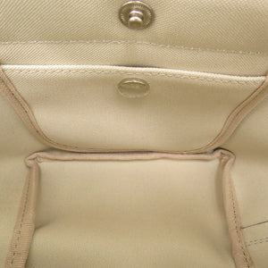 未使用 エルベシャプリエ リュクス舟形トート レザー コットンキャンバス ブラック ホワイト 黒 白 トートバッグ 1794【中古】Herve Chapelier