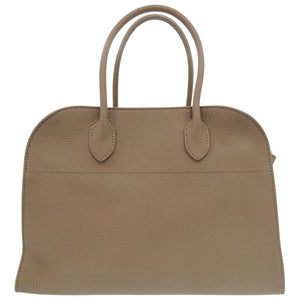 未使用品  マルゴー12 SOFT MARGAUX 12 ハンドバッグ ショルダーバッグ W1586 L133 レザー グレー 1880【中古】THE ROW