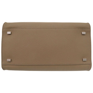 未使用品  マルゴー12 SOFT MARGAUX 12 ハンドバッグ ショルダーバッグ W1586 L133 レザー グレー 1880【中古】THE ROW