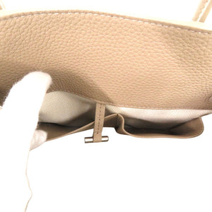 未使用品  マルゴー12 SOFT MARGAUX 12 ハンドバッグ ショルダーバッグ W1586 L133 レザー グレー 1880【中古】THE ROW