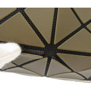 美品 イッセイミヤケ バオバオ BAO BAO ショルダーバッグ ロック カーキ 黒 カーキ PVC BB66-AG402 1883【中古】ISSEY MIYAKE