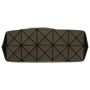 美品 イッセイミヤケ バオバオ BAO BAO ショルダーバッグ ロック カーキ 黒 カーキ PVC BB66-AG402 1883【中古】ISSEY MIYAKE