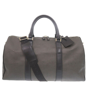 美品 ブルガリ ウィークエンド 2WAY ショルダー ボストンバッグ PVC/レザー グレー 0066【中古】BVLGARI ストラップ付