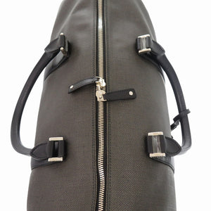 美品 ブルガリ ウィークエンド 2WAY ショルダー ボストンバッグ PVC/レザー グレー 0066【中古】BVLGARI ストラップ付
