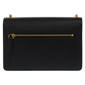 マルベリー ダーリー SMALL DARLEY RL5004 205 レザー ブラック ショルダーバッグ 黒 0120【中古】MULBERRY