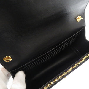 マルベリー ダーリー SMALL DARLEY RL5004 205 レザー ブラック ショルダーバッグ 黒 0120【中古】MULBERRY