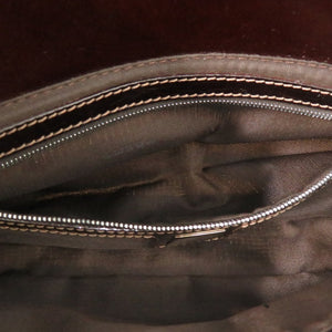 フェンディ バゲットバッグ ビーズ 2454/26424/008 レザー/ビーズ ベージュ ハンドバッグ 0131【中古】FENDI