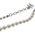 新品同様 シャネル コスチュームパール クリスタル ネックレス チョーカー NECKLACE B23S ABA625 メタル シルバー 0164【中古】CHANEL