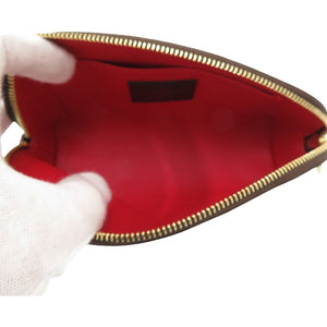 新品同様 ルイヴィトン ダミエ  N47516 コスメティック ポーチ ポシェット  LV 0179【中古】LOUIS VUITTON