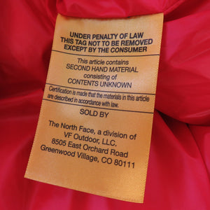 新品同様 ザ ノースフェイス リマスター ヌプシダウンジャケット Rmst Nuptse サイズXL USモデル レッド 0280【中古】THE NORTH FACE
