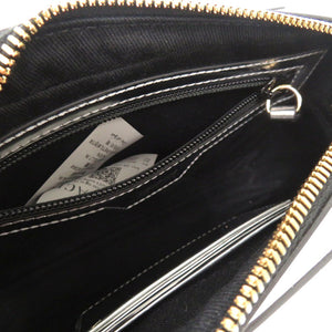 新品同様 ヴェルサーチ メデューサ ビギー スモール ショルダーバッグ Biggie 2WAY クラッチバッグ レザー シルバー 0294【中古】VERSACE