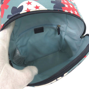 新品同様 グッチ チルドレンズ ストロベリー スター プリント バックパック 271327 リュック デイパック ナイロンキャンバス 0312【中古】GUCCI