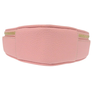 新品同様 ボナベンチュラ アリア ハートバッグ シュリンクレザー サクラピンク 2wayハンドバッグ 0315【中古】BONAVENTURA