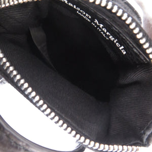 美品 メゾン マルジェラ
 5AC クラシックベイビー SB3WG0025 ショルダーバッグ
 レザー ブラック 0329
【中古】Maison Margiela レディース