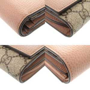 未使用 グッチ GGマーモント GGスプリーム 598587 コンパクトウォレット 二つ折り財布 財布 0394【中古】GUCCI