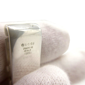 美品 グッチ Gロゴ リンク ブレスレット シルバー925 シルバー 0411【中古】GUCCI