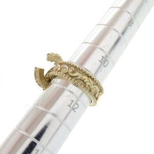 美品 シャネル ココマーク メタル 約11号 ゴールド リング 指輪 0415【中古】CHANEL