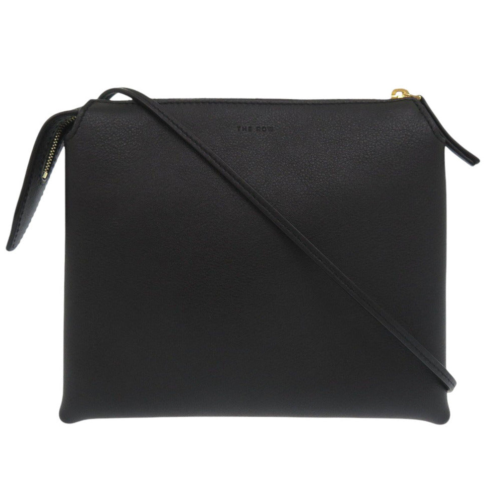 美品 ザ ロウ ヌ ミニ バッグ W1236 レザー ブラック ショルダーバッグ 黒 0443【中古】THE ROW