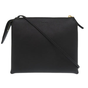 美品 ザ ロウ ヌ ミニ バッグ W1236 レザー ブラック ショルダーバッグ 黒 0443【中古】THE ROW