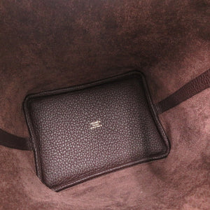 新品同様 エルメス ピコタンロックPM トリヨンクレマンス ルージュセリエ Z刻印(2021年製) ハンドバッグ 茶 0450 【中古】 HERMES