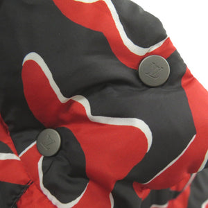 未使用品 ルイ ヴィトン ウルス フィッシャー URS FISCHER タフテッドモノグラム ダウンジャケット レッド レディース LV 0460【中古】LOUIS VUITTON