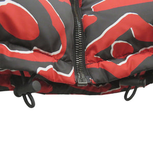 未使用品 ルイ ヴィトン ウルス フィッシャー URS FISCHER タフテッドモノグラム ダウンジャケット レッド レディース LV 0460【中古】LOUIS VUITTON