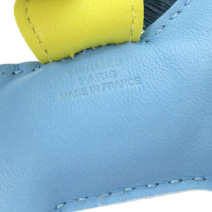 美品 エルメス ロデオPM アニョーミロ クリノラン セレステ ライム マラカイト バッグチャーム キーホルダー 0469 【中古】 HERMES