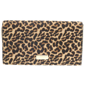 新品同様 ジミーチュウ マデリン ハラコ/ストーン レオパード柄 ブラウン チェーンショルダーバッグ 0506【中古】JIMMY CHOO