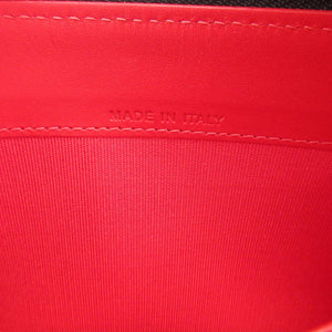 未使用 クリスチャンルブタン パネトーネ スタッズ 3135058 レザー ブラック 黒 レッド 赤 ラウンドファスナー長財布 財布 0507【中古】Christian Louboutin