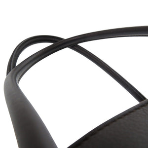 ザ ロウ マルゴー17 インサイドアウト W1318 レザー/キャンバス ブラウン ハンドバッグ 茶 0518【中古】THE ROW