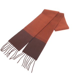 未使用品 エルメス M10336 カシミヤ ブラウン マフラー 0535【中古】HERMES