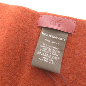 未使用品 エルメス M10336 カシミヤ ブラウン マフラー 0535【中古】HERMES