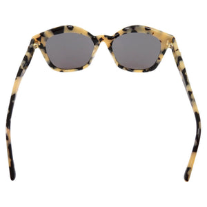 美品 ロエベ ロゴ LW40079U 53A プラスチック ベージュ サングラス 0538【中古】LOEWE