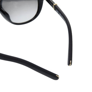 美品 クロエ グラデーションレンズ CE698SA プラスチック ブラック サングラス 黒 0539【中古】Chloe